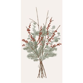 Serwetki deserowe Christmas bouquet Ib Laursen, 20 cm