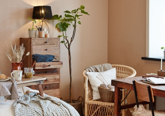 fotel rattanowy marki IB Laursen