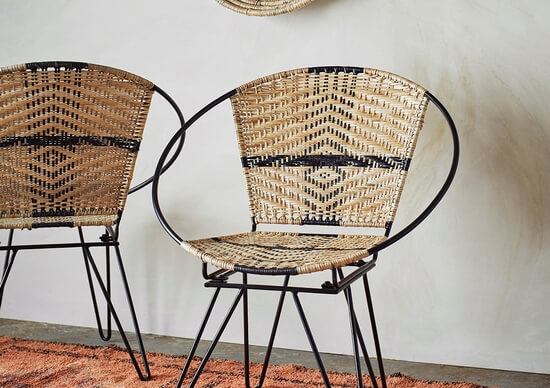 krzesła rattanowe Madam Stoltz 